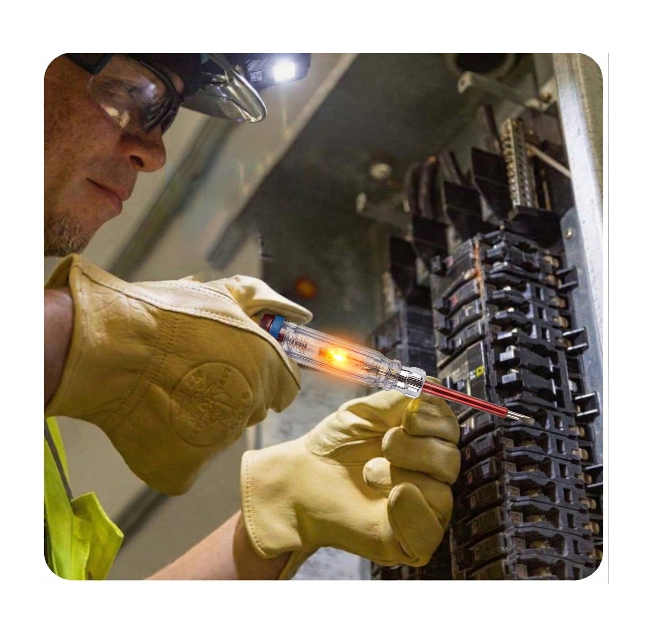 Desarmador Probador de Corriente | Detector de Tensión Profesional-FOLGTOOLS