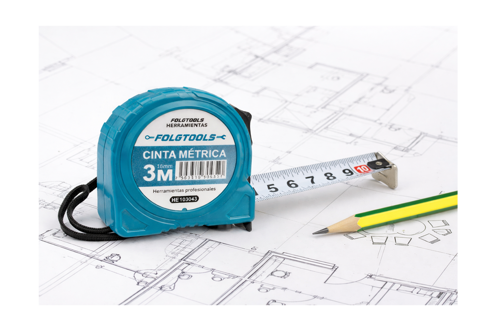 FLEXÓMETRO INDUSTRIAL 3M | CINTA MÉTRICA DE ALTA RESISTENCIA-FOLGTOOLS