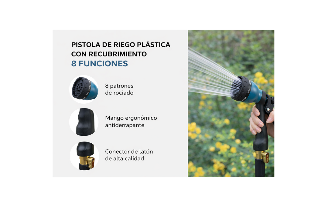 Pistola de Riego Multifuncional para Jardín-FOLGTOOLS