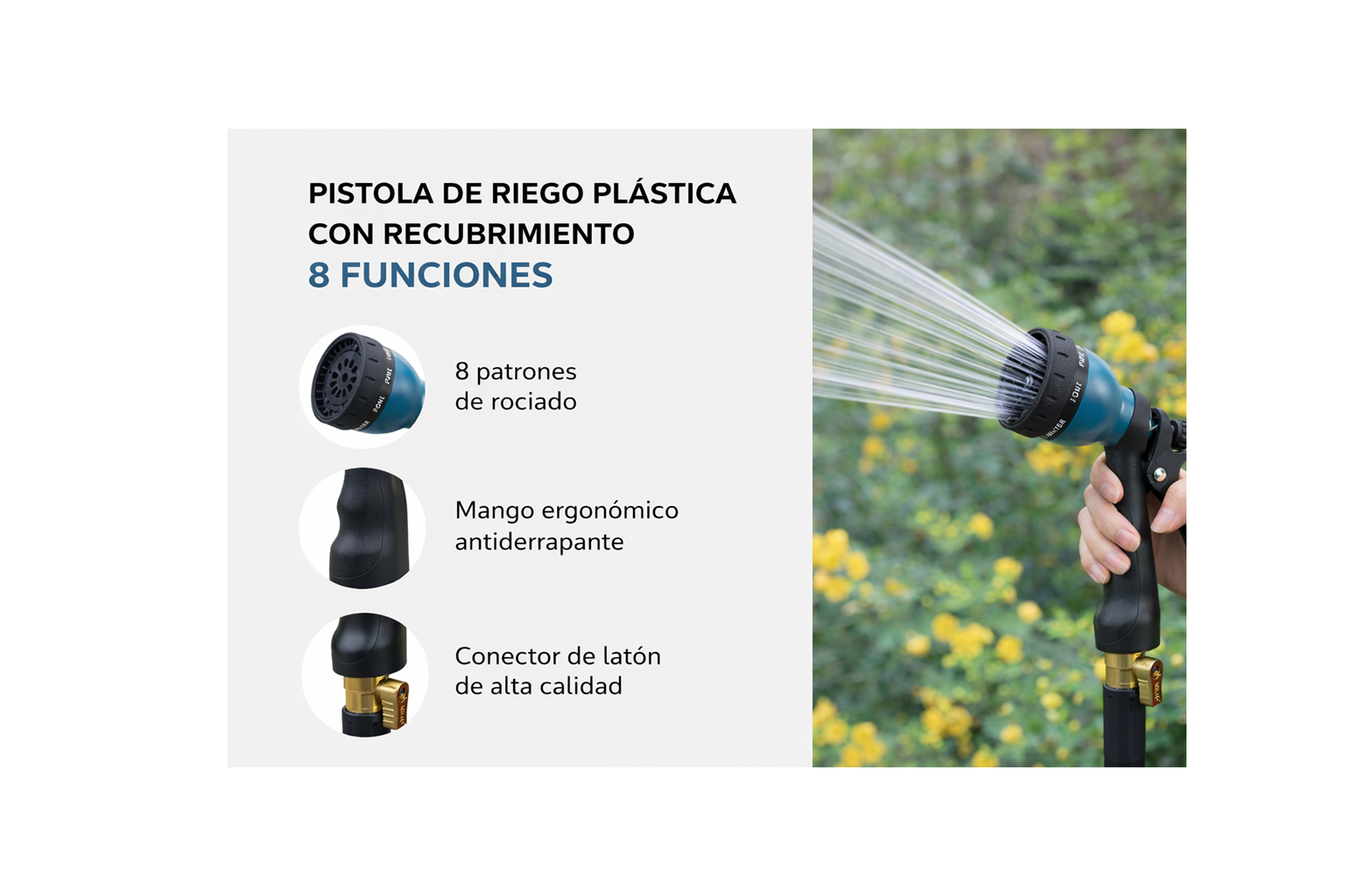 Pistola de Riego Multifuncional para Jardín-FOLGTOOLS