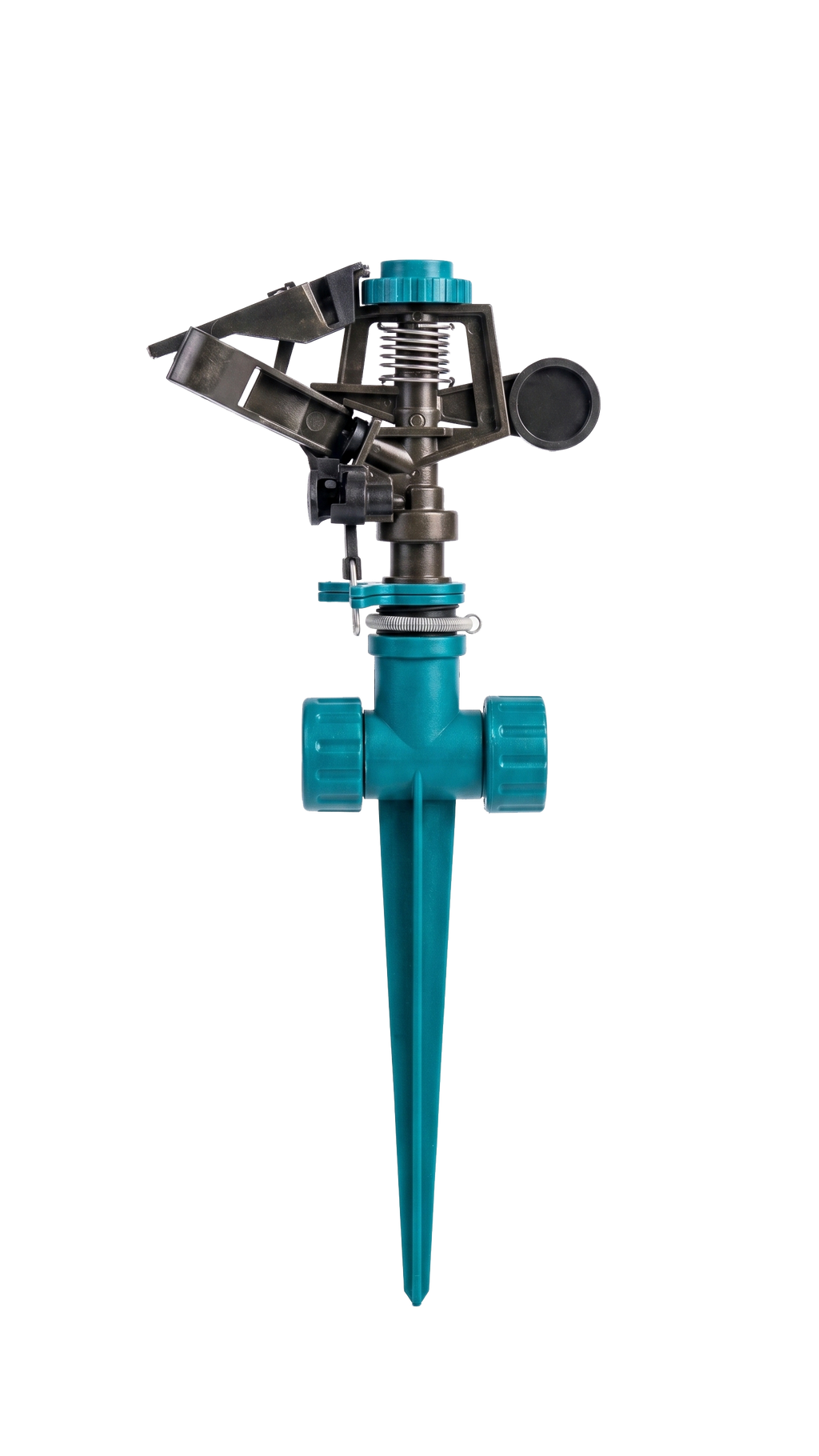 Aspersor de Impacto sobre Estaca de 8" Sistema de 2 Vías para Riego Continuo-FOLGTOOLS