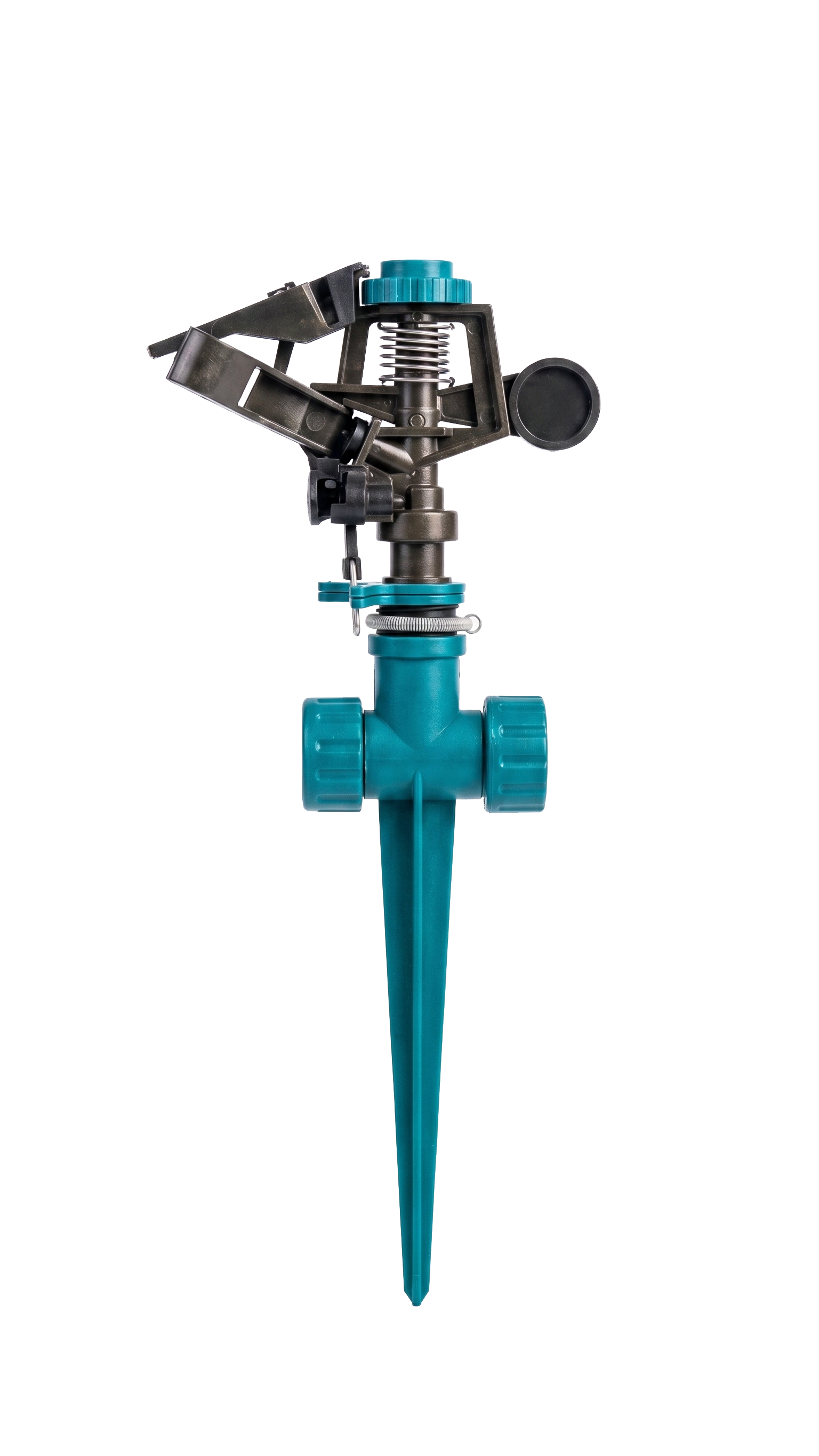 Aspersor de Impacto sobre Estaca de 8" Sistema de 2 Vías para Riego Continuo-FOLGTOOLS