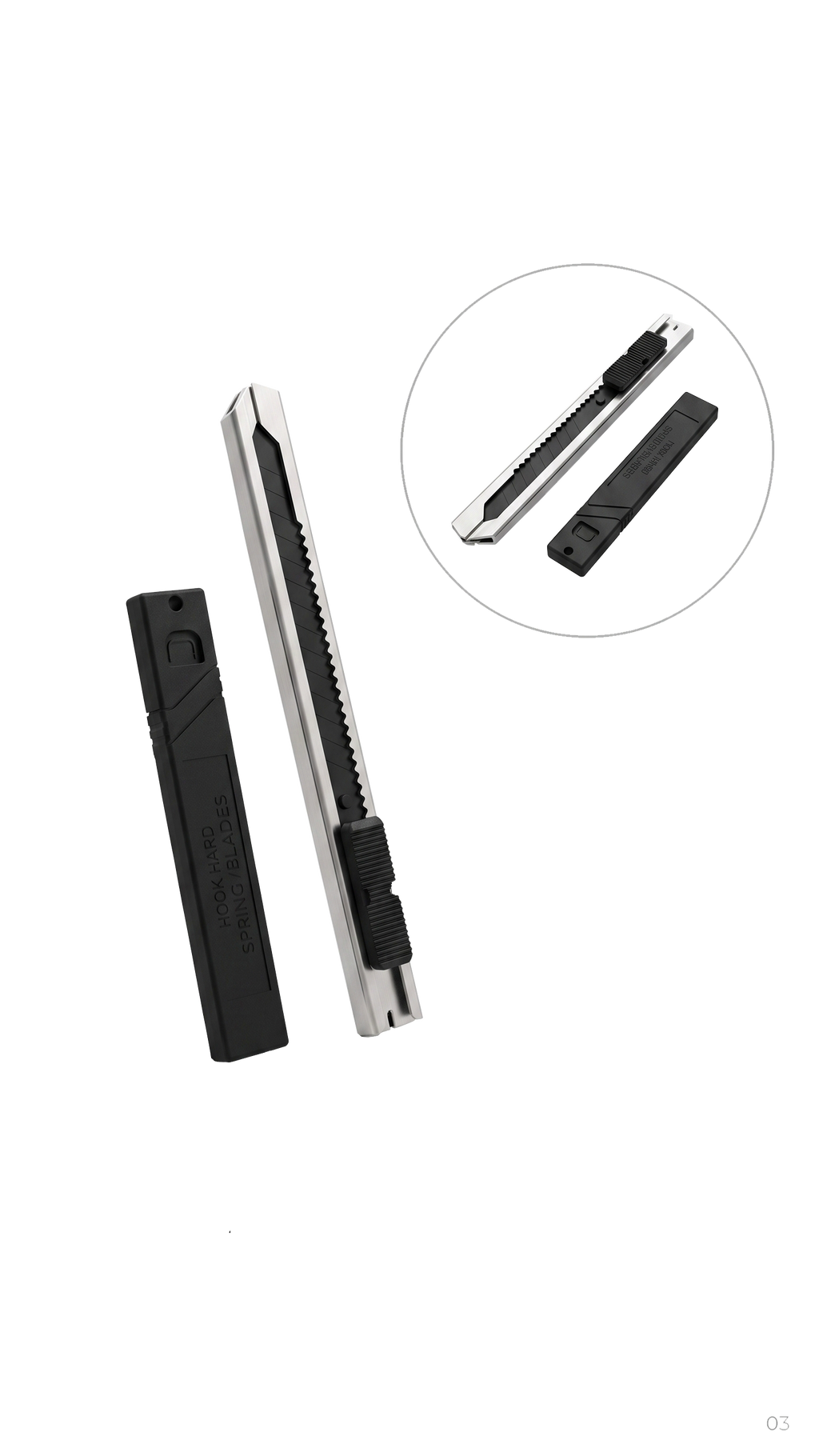 JUEGO DE CUTTERS PROFESIONALES (2 cutters+1 repuesto)-FOLGTOOLS