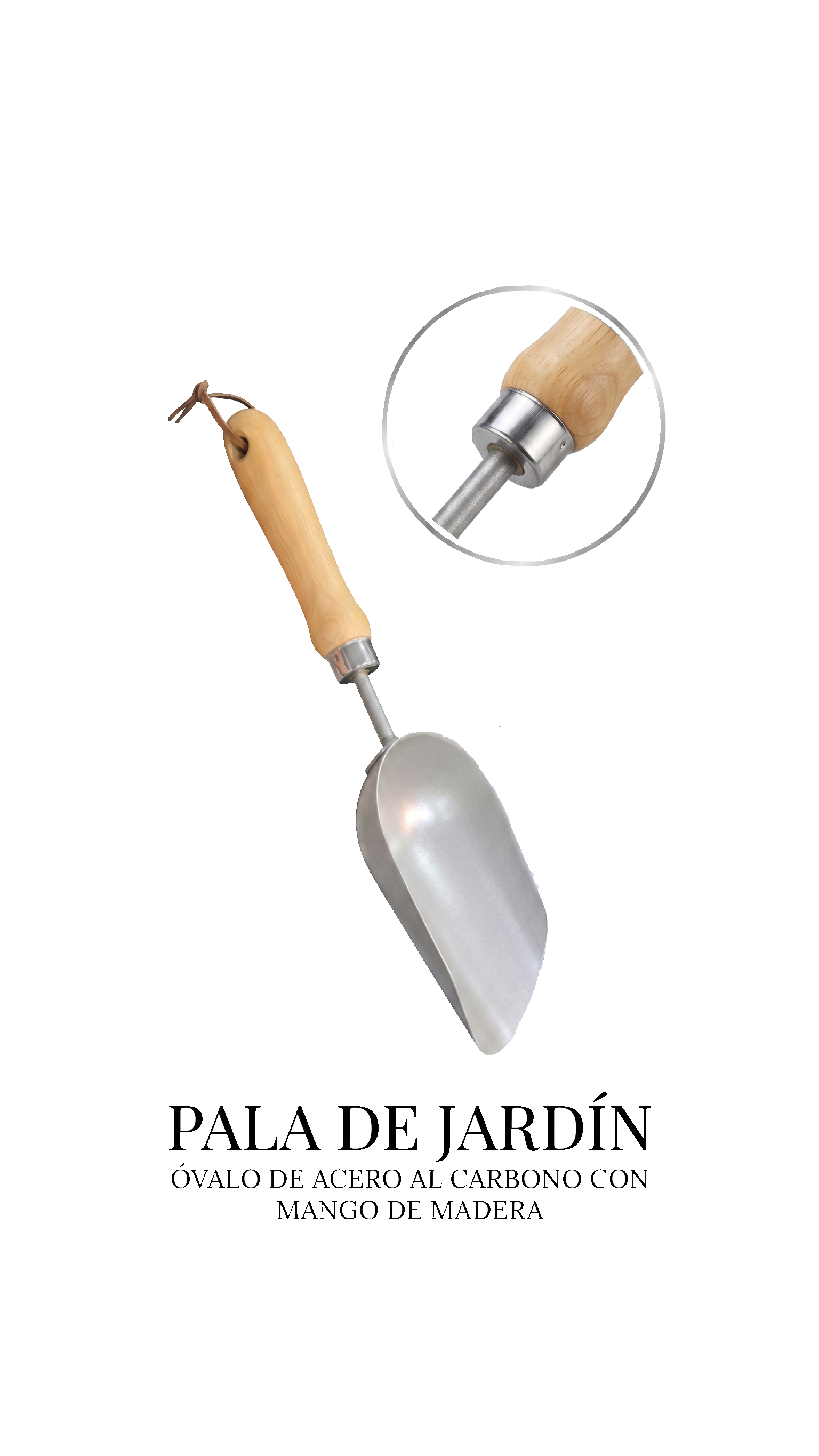 Pala de Mano Óvala para Jardinería-FOLGTOOLS