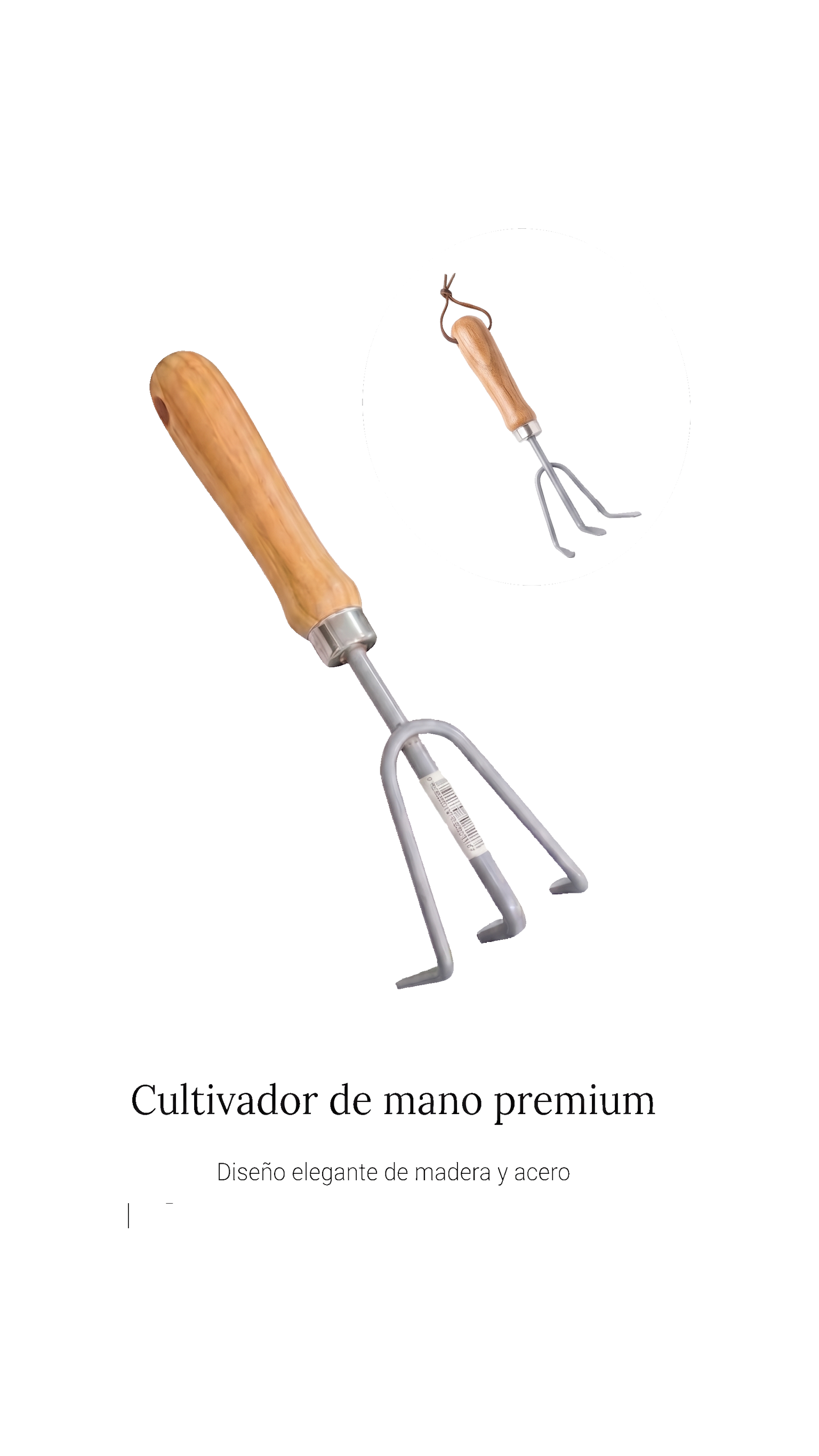 Rastrillo Cultivador de 3 Garras para Jardinería-FOLGTOOLS