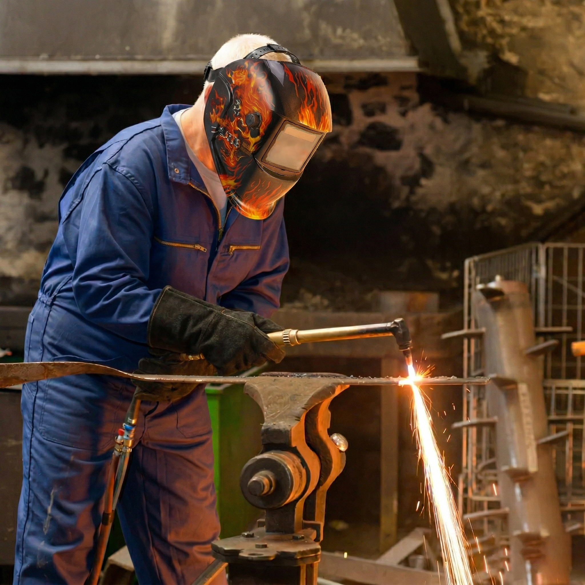 CARETA ELECTRÓNICA PARA SOLDAR | DISEÑO FLAMES -FOLGTOOLS