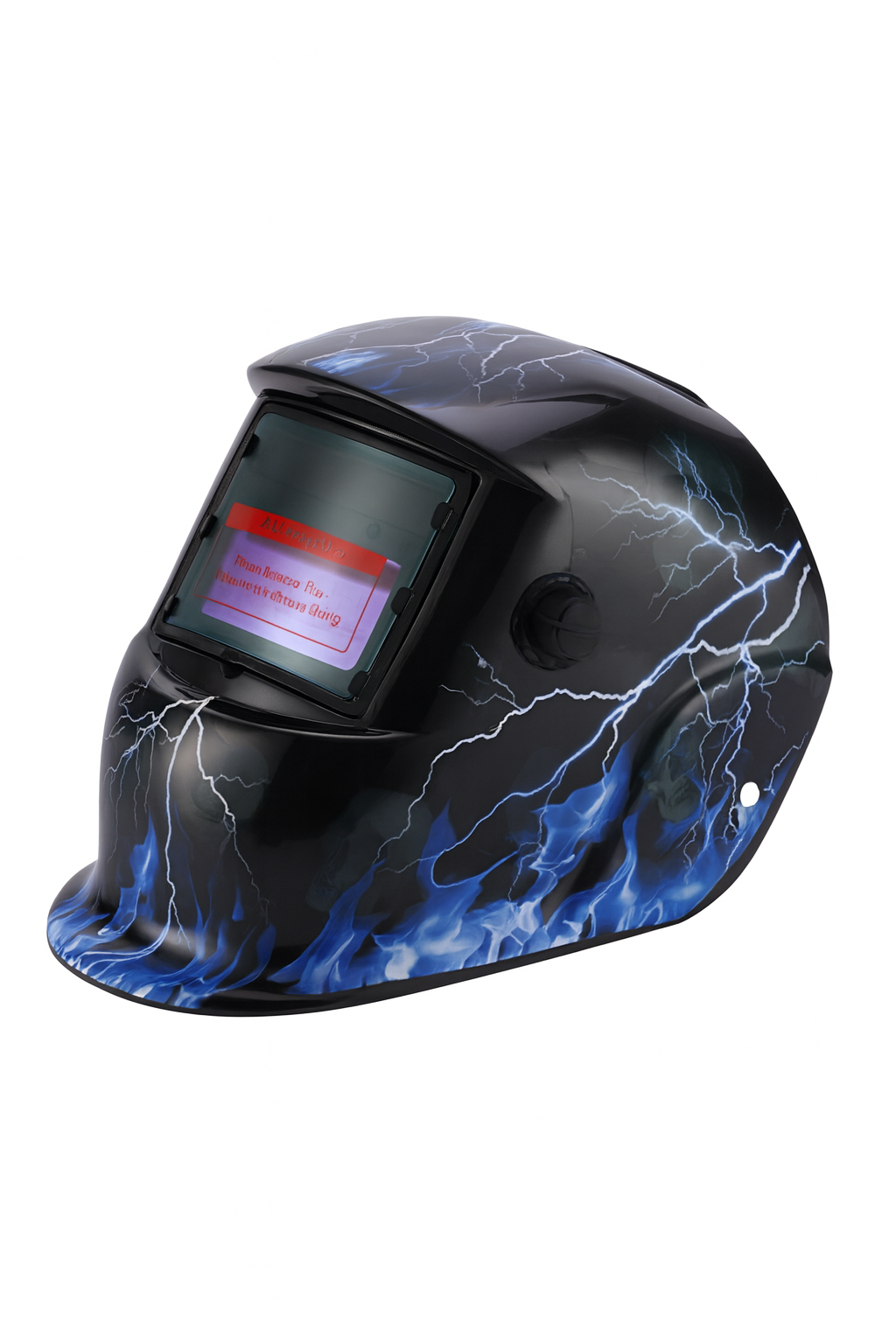 CARETA ELECTRÓNICA PARA SOLDAR | DISEÑO RAYOS AZULES - FOLGTOOLS