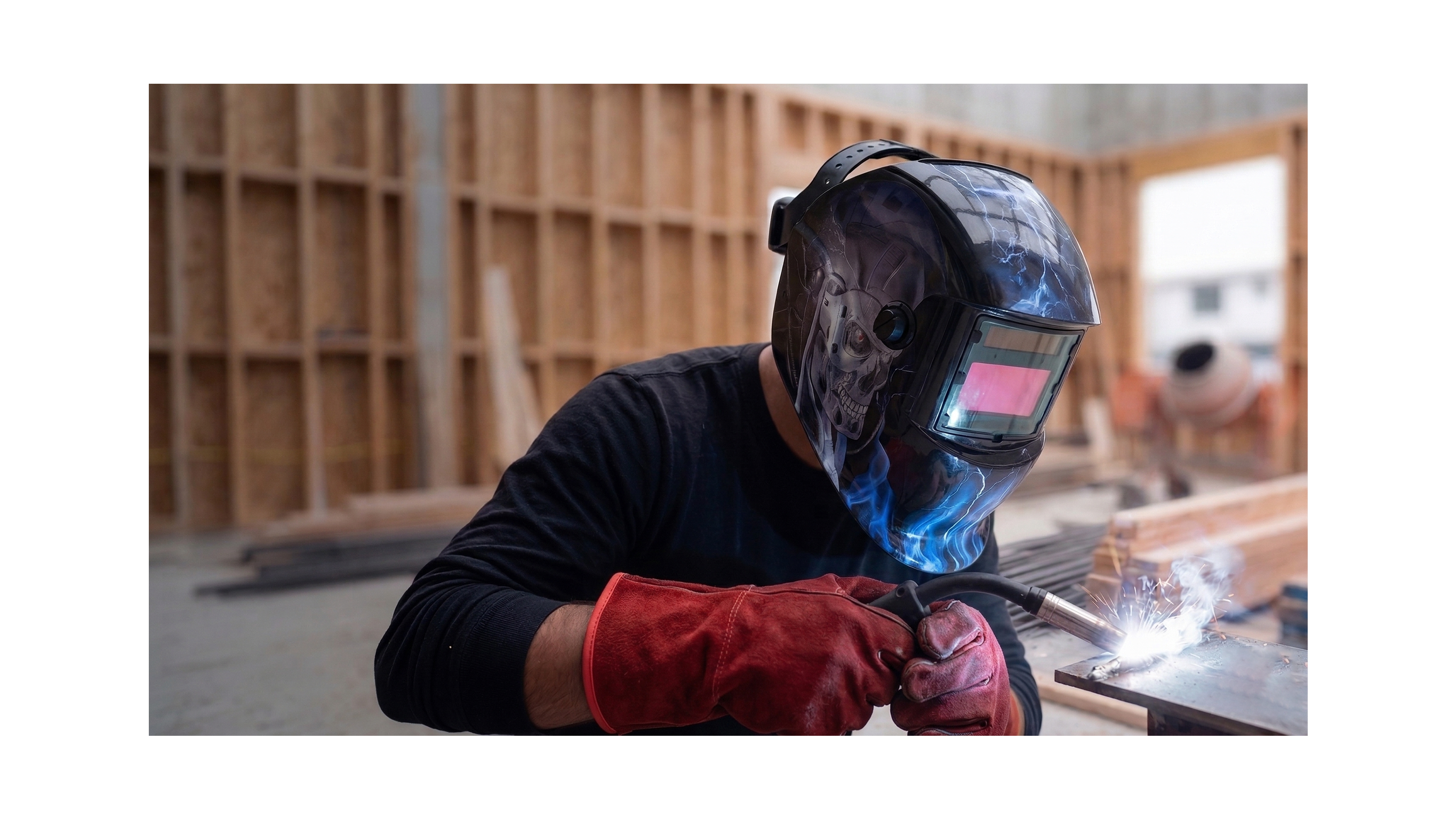 CARETA ELECTRÓNICA PARA SOLDAR | EDICIÓN SKULL & LIGHTNING-FOLGTOOLS