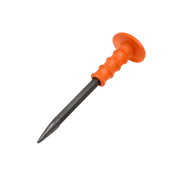 Cincel de Punta con Empuñadura de Protección | FOLGTOOLS