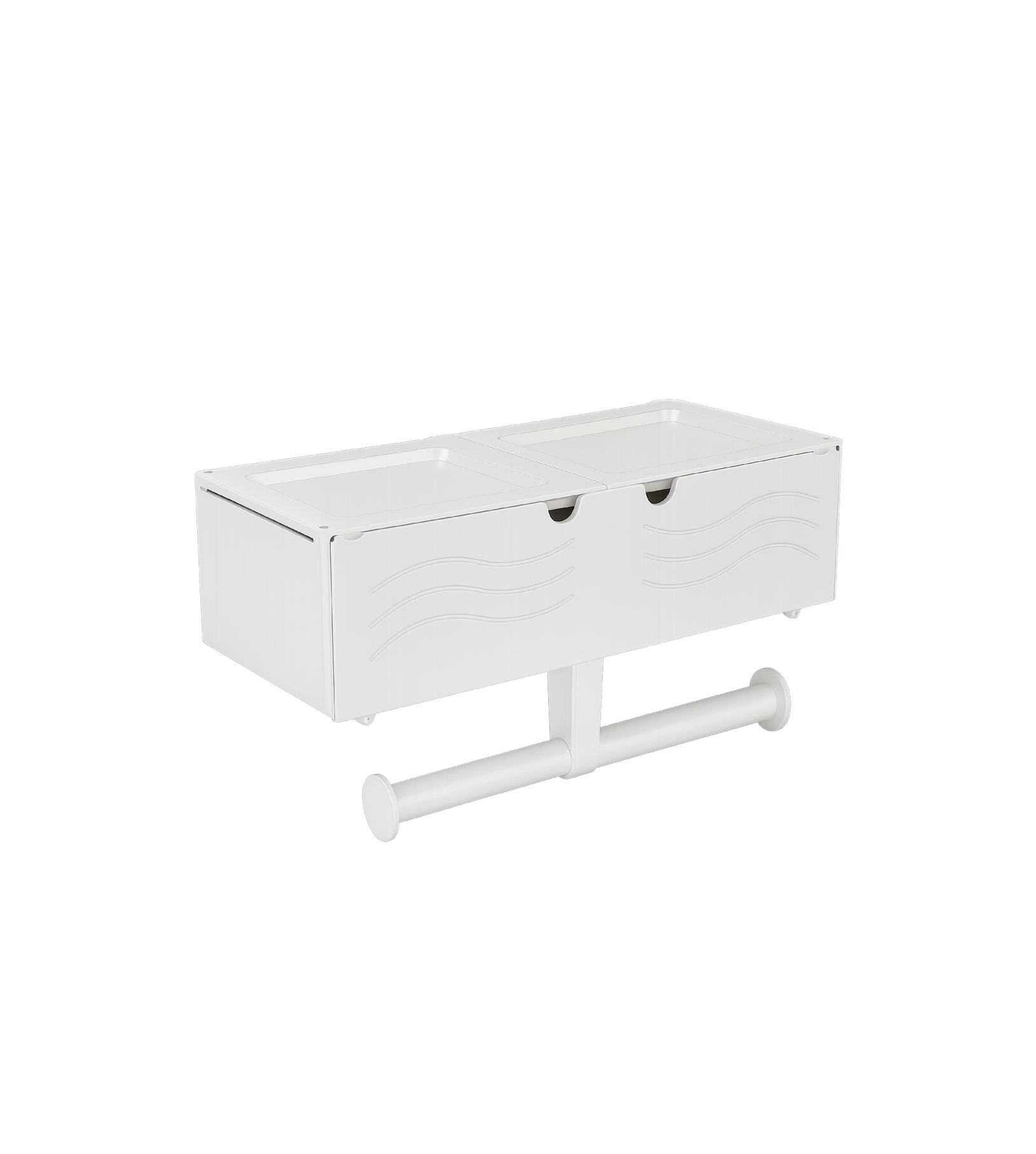 Portarrollos Dual con Almacenamiento | Serie Pure-Utility | FOLGVEX