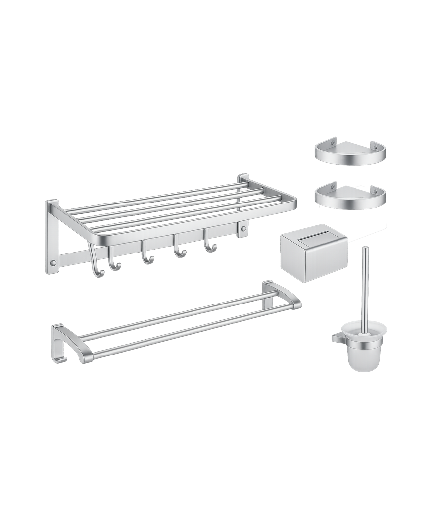 Set de Baño Integral 6 Piezas | Serie Satin-Luxury | FOLGVEX