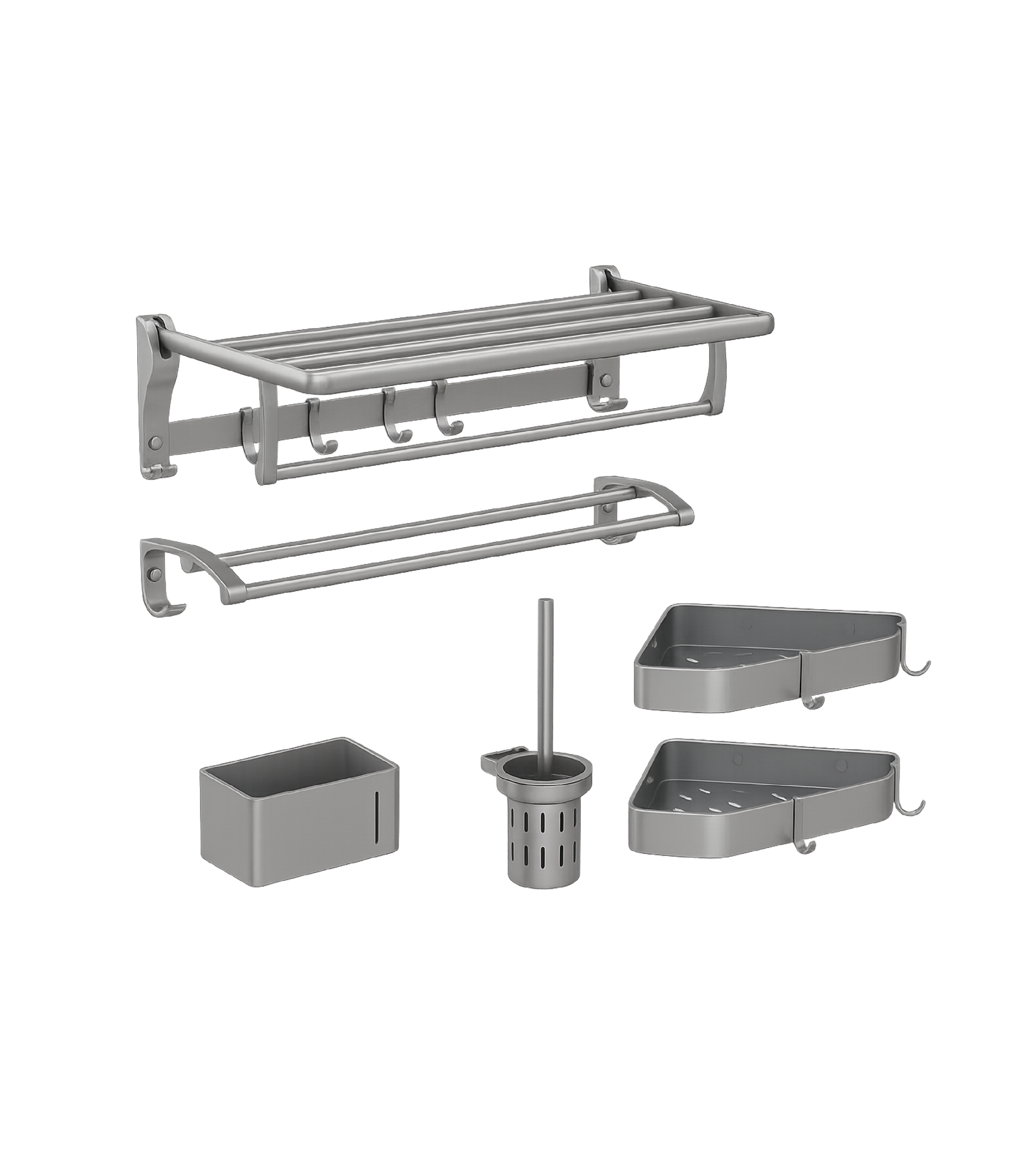 Set de Baño Integral 6 Piezas | Serie Satin-Luxury | FOLGVEX