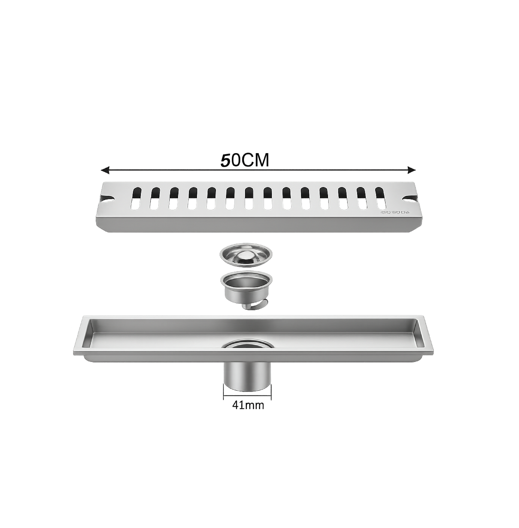 Coladera Lineal Rectangular | Serie SUS304-Luxury | FOLGVEX