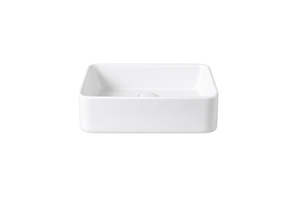 Lavabo de Sobreponer Rectangular | Blanco Brillante-FOLGVEX