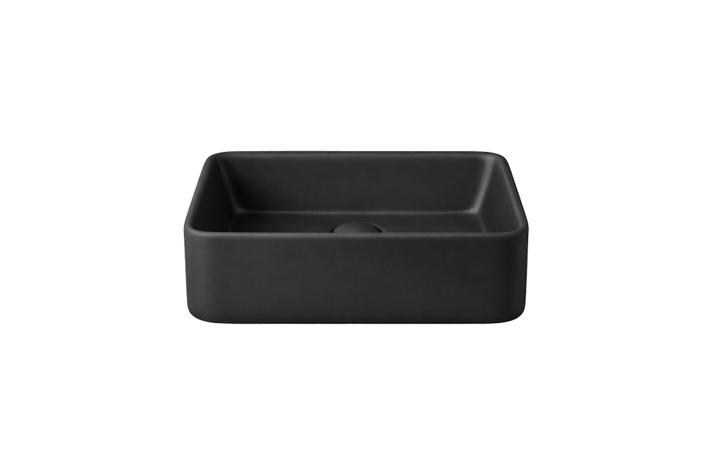 Lavabo de Sobreponer Rectangular | Negro Mate Elegance-FOLGVEX