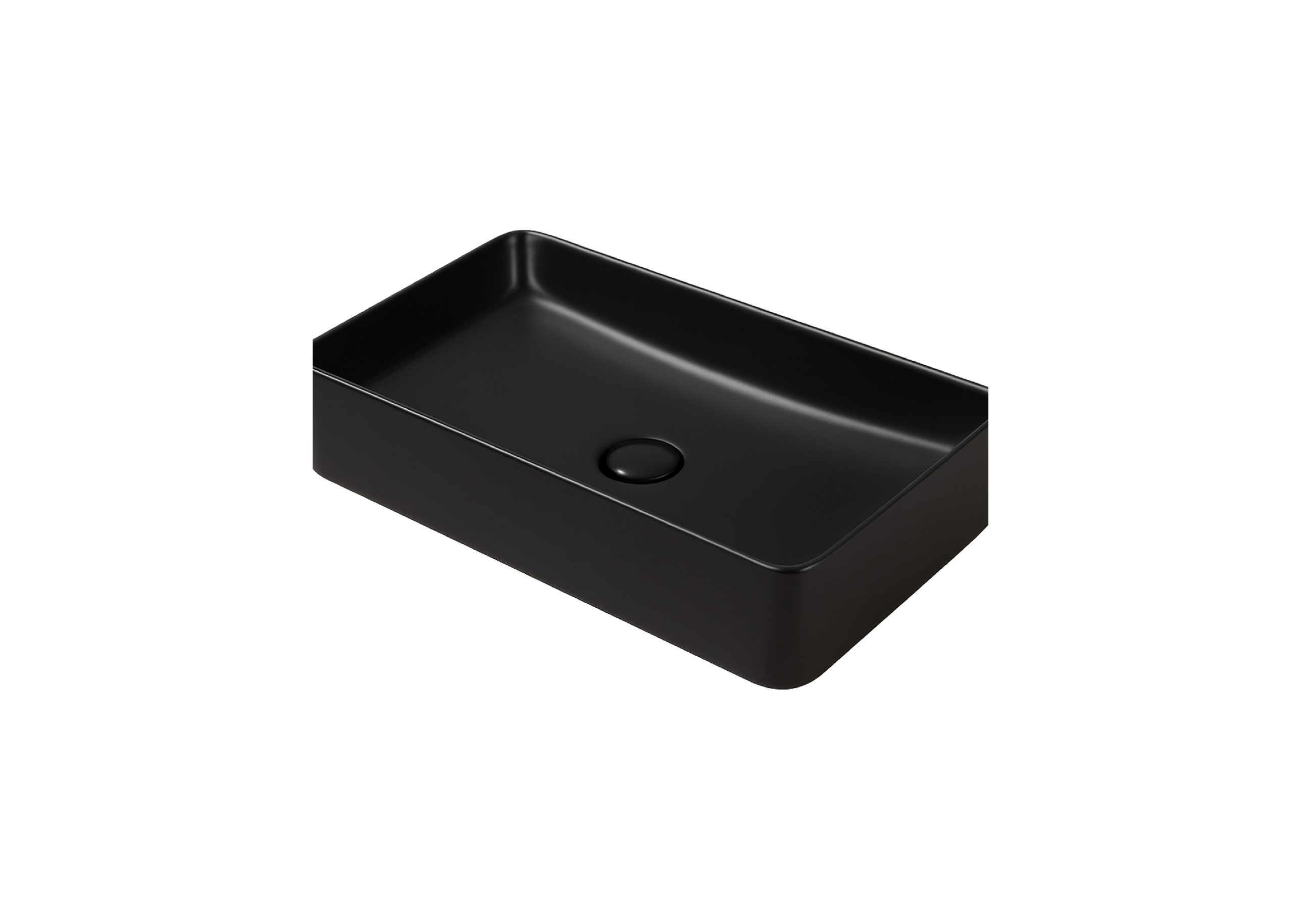 Lavabo de Sobreponer Rectangular XL | Negro Mate Noir-FOLVEX