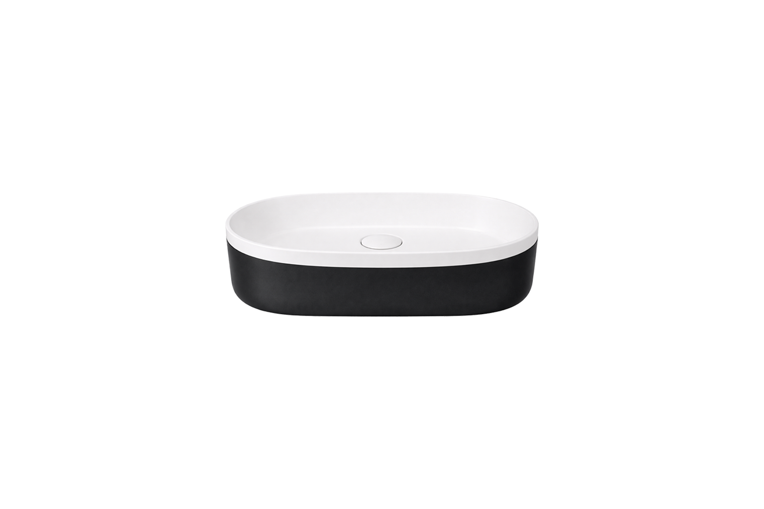 Lavabo de Sobreponer Ovalado Bicolor | FOLGVEX