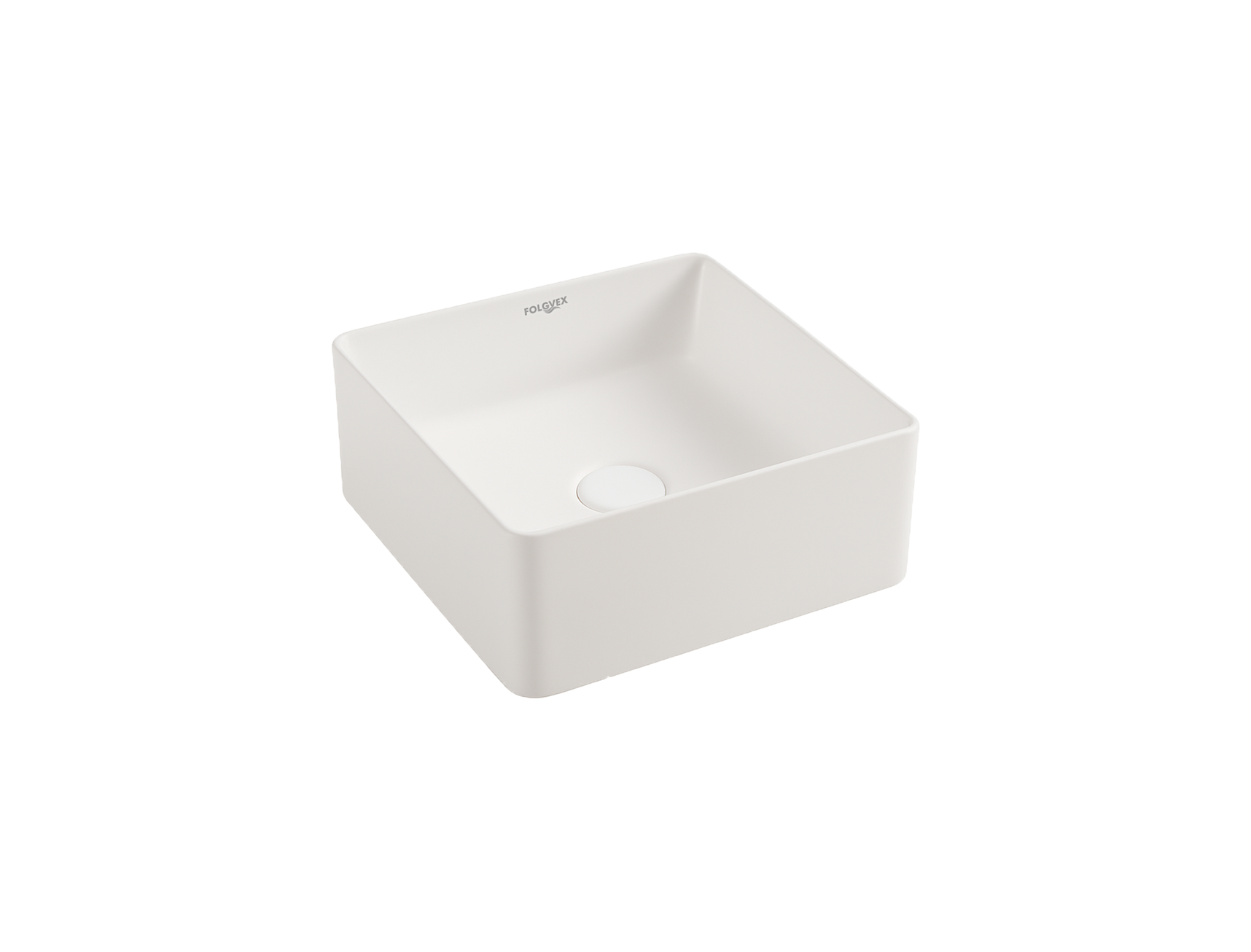 Lavabo de Sobreponer Cuadrado Compacto | FOLGVEX