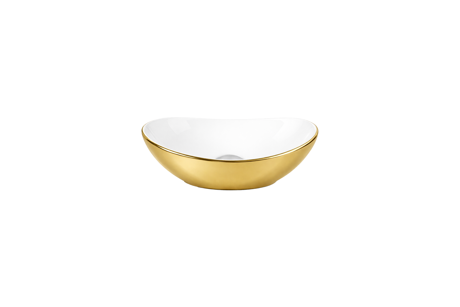 Lavabo de Sobreponer Ovalado Gold Luxury | FOLGVEX