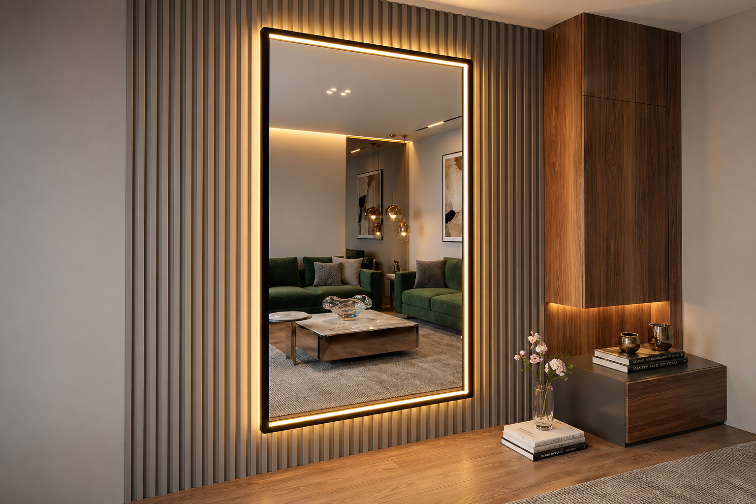 Espejo LED Rectangular IONA | FOLGVEX