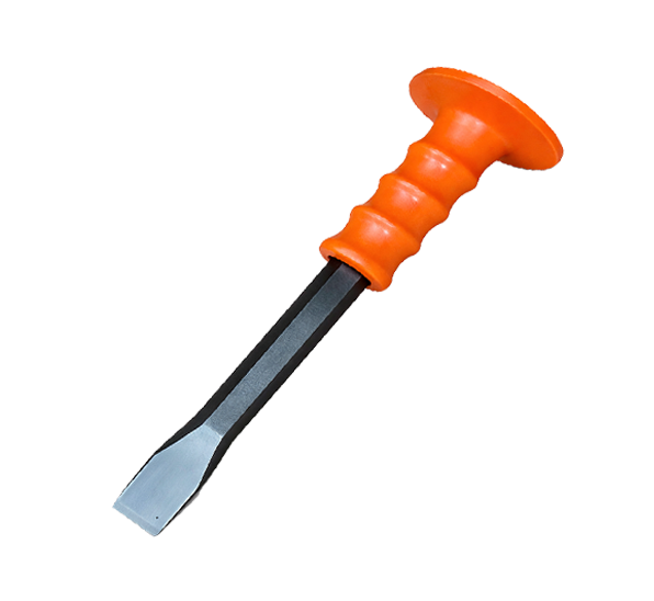 Cincel de Punta Plana con Guarda de Seguridad | FOLGTOOLS