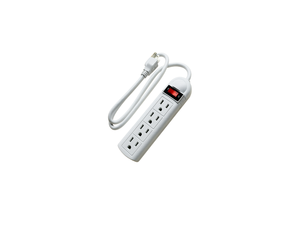 Multicontacto de 4 Salidas con Interruptor – FOLGTECH