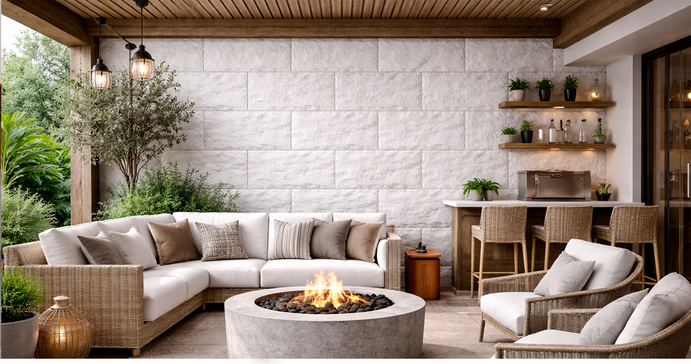 FOLGDECOR · STRATA · WHITE ROCK PLACA DECORATIVA
