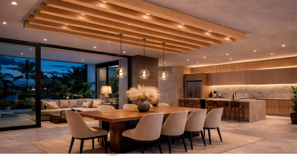 FOLGDECOR® · AURA · IVORY WOOD PÉRGOLA DECORATIVA