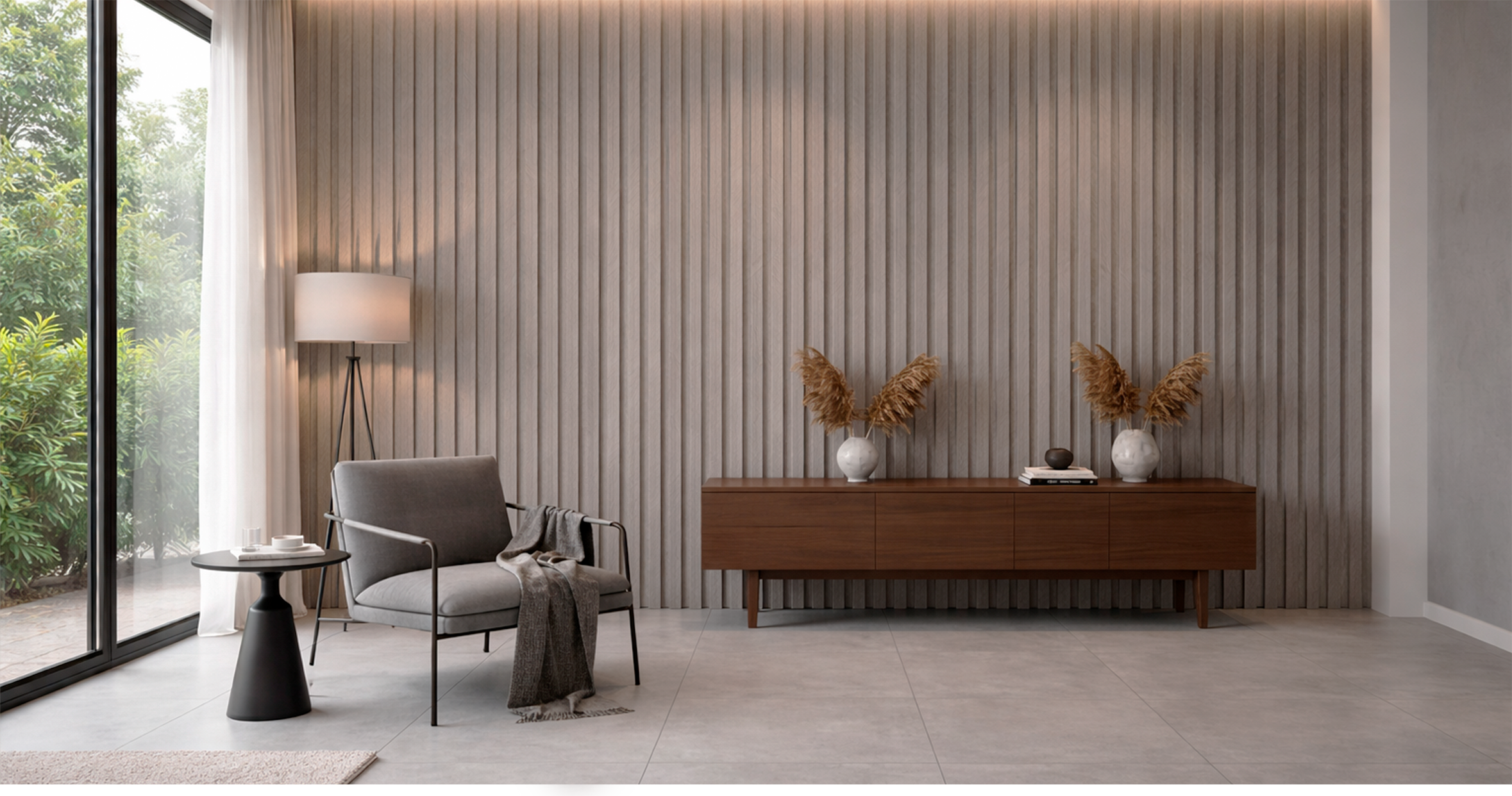 LAMBRÍN DE INTERIOR · AXIAL LINE · GRIS PLATA · FOLGDECOR