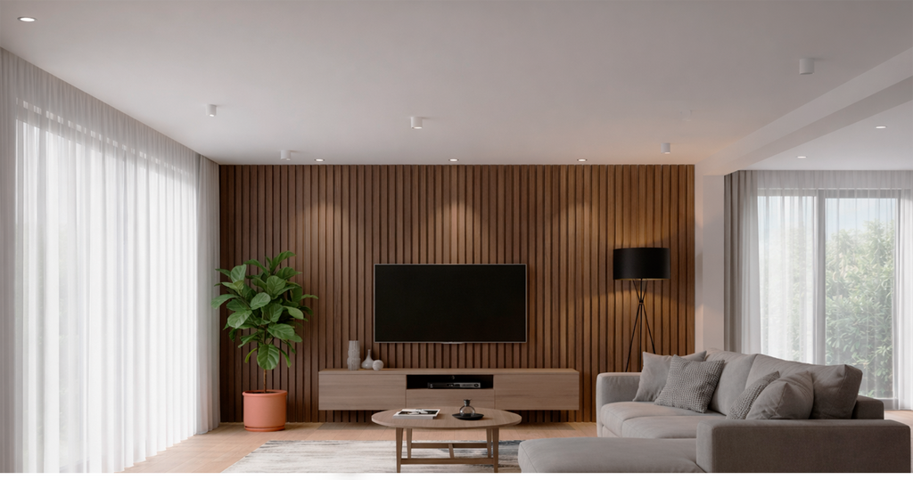 LAMBRÍN DE INTERIOR · AXIAL LINE · NOGAL OSCURO · FOLGDECOR