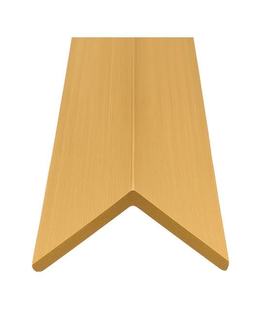 ESQUINERO DE WPC PARA LAMBRÍN · ACABADO PINO CLARO · FOLGDECOR