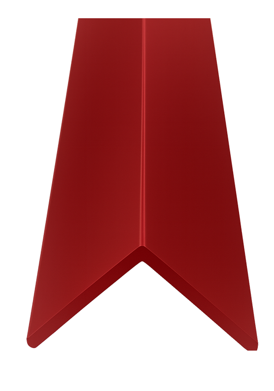 ESQUINERO DE WPC PARA LAMBRÍN · ACABADO ROJO · FOLGDECOR