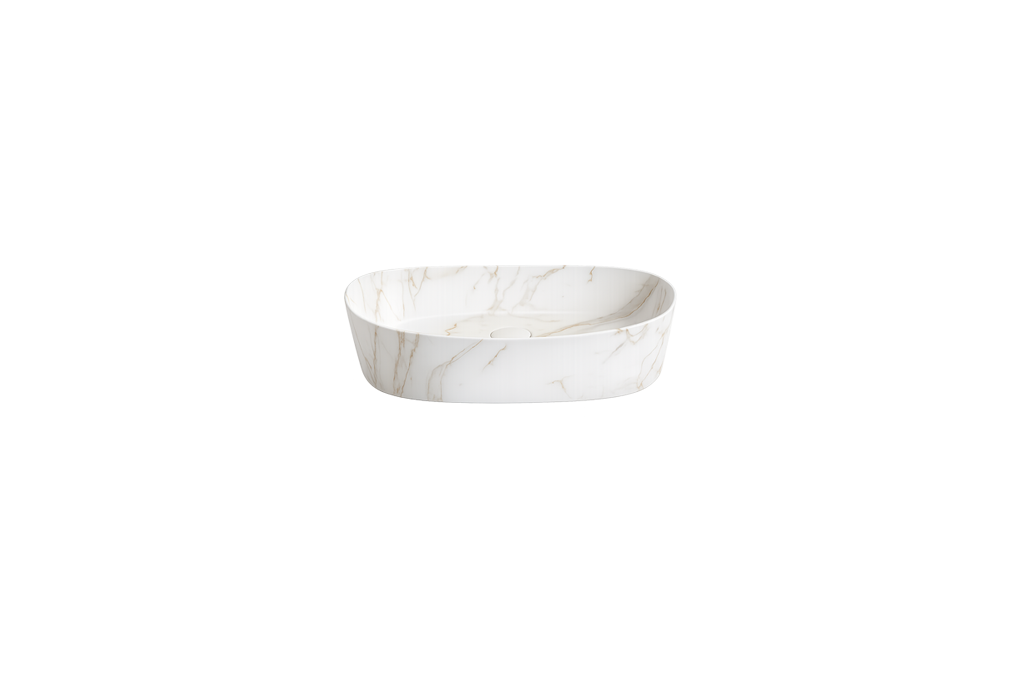 Lavabo de Sobreponer Ovalado Marmi-Gold | FOLGVEX
