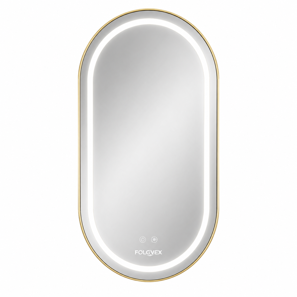 Espejo LED Ovalado Colección NEXUS Sistema Antivaho | FOLGVEX