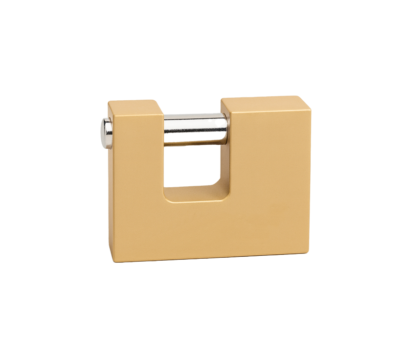 Candado Antipalanca de Latón Sólido 90 mm con 3 Llaves  | FOLGLUX