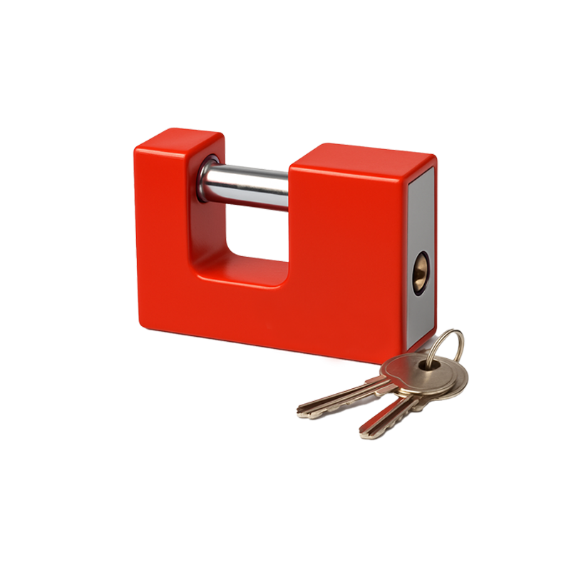 Candado Antipalanca 90 mm de Alta Resistencia con 3 Llaves  | FOLGLUX