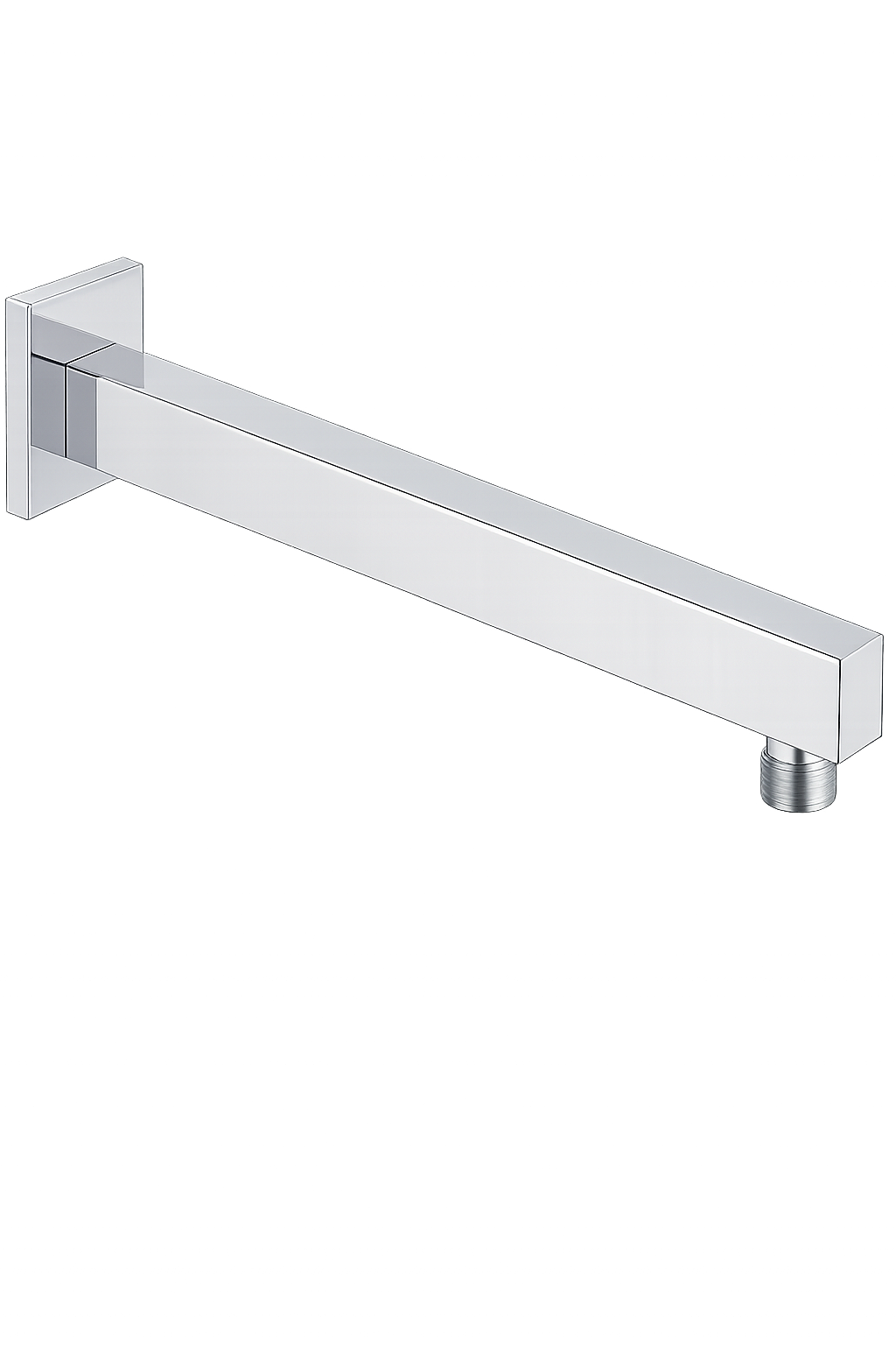 Brazo de Regadera Cuadrado 40cm de Largo Alcance | Serie Inox-Square | FOLGVEX