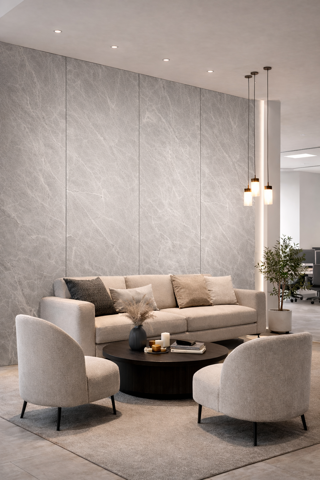 FOLGDECOR® · LITHOS · PEARL GREY PANEL DECORATIVO