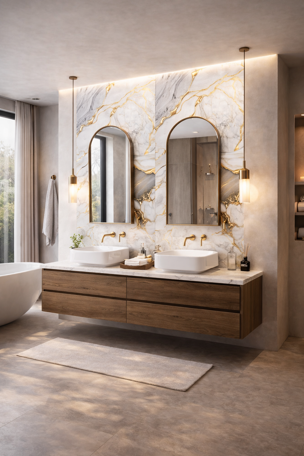 FOLGDECOR · LITHOS · GOLD VEIN – PANEL DECORATIVO