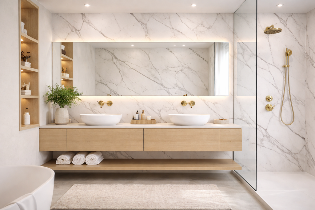 FOLGDECOR® · LITHOS CORE · CALACATTA CLASIC PANEL DECORATIVO