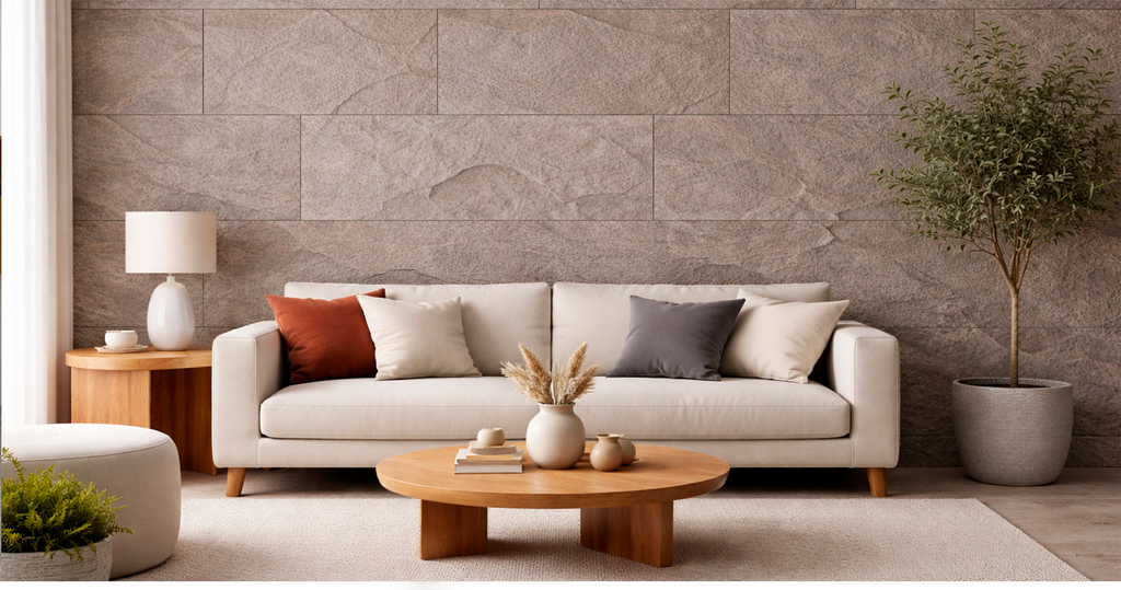 FOLGDECOR® · STRATA · STONE GREY PANEL DECORATIVO