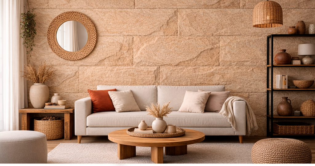 FOLGDECOR® · STRATA · GOLDEN SAND PANEL DECORATIVO