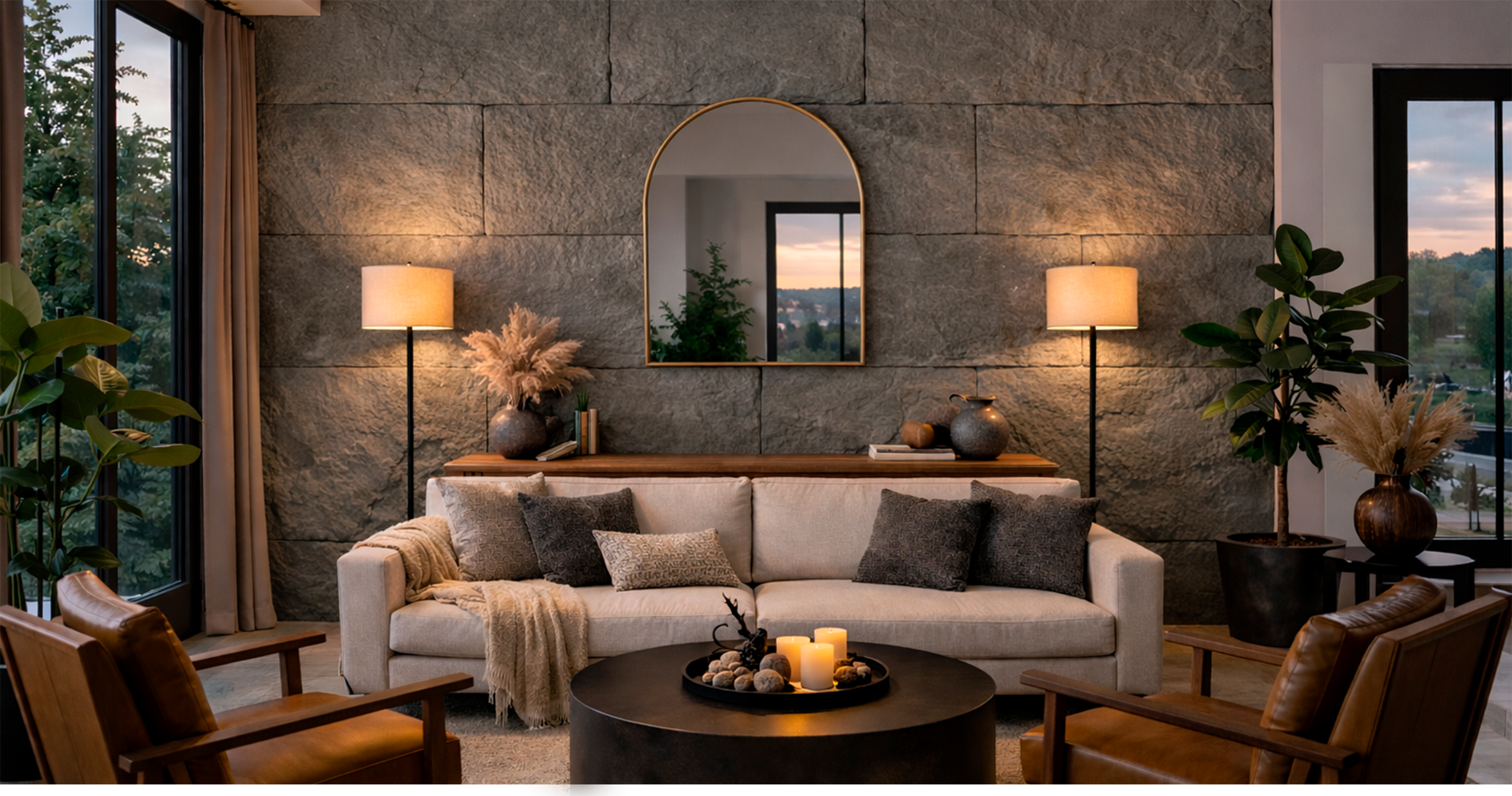 FOLGDECOR® · STRATA · DARK ROCK PANEL DECORATIVO