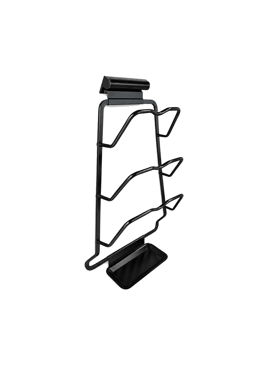 Organizador Vertical de Pared Negro mate| Serie Space-Expert | FOLGVEX