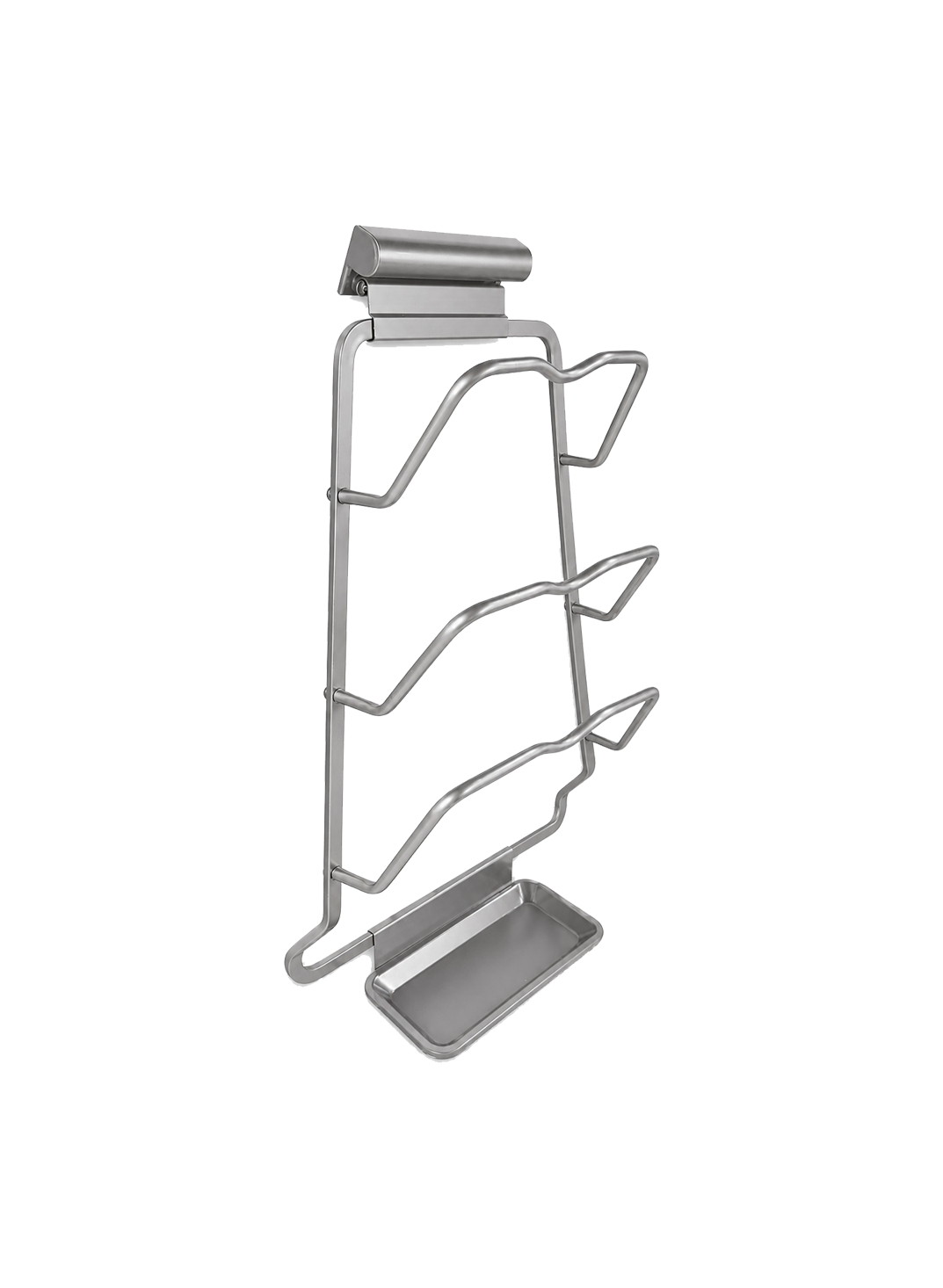 Organizador Vertical de Pared Gris Satinado | Serie Space-Expert | FOLGVEX