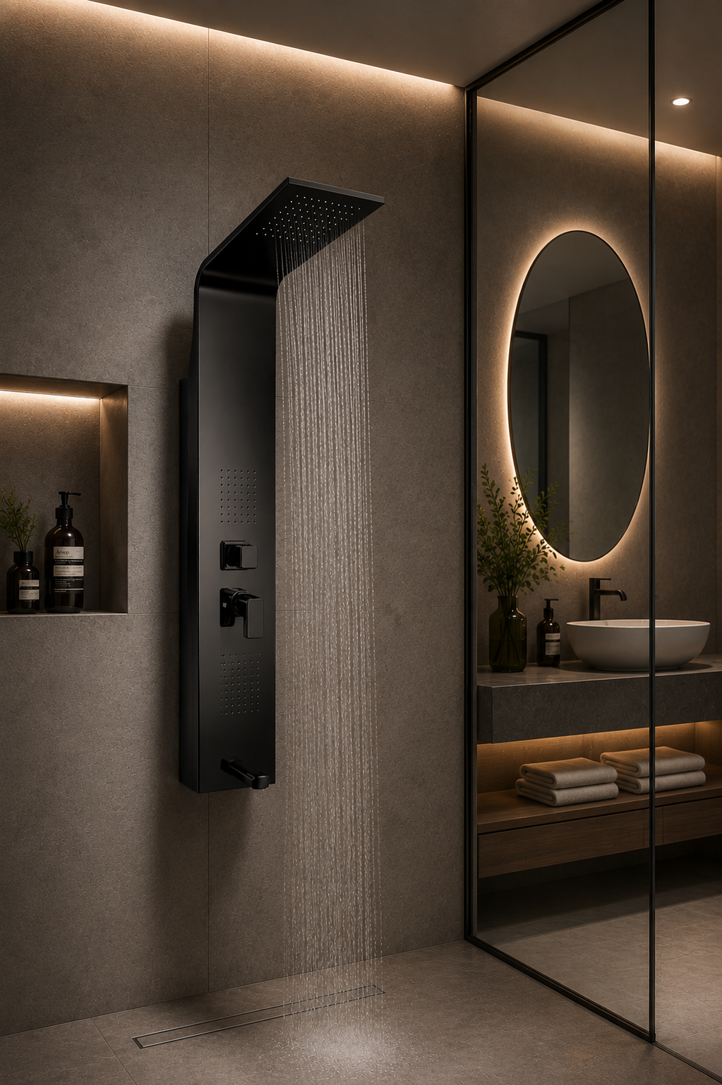 Hidroducha Multifuncional Premium | Serie Onyx-Spa Elite | FOLGVEX