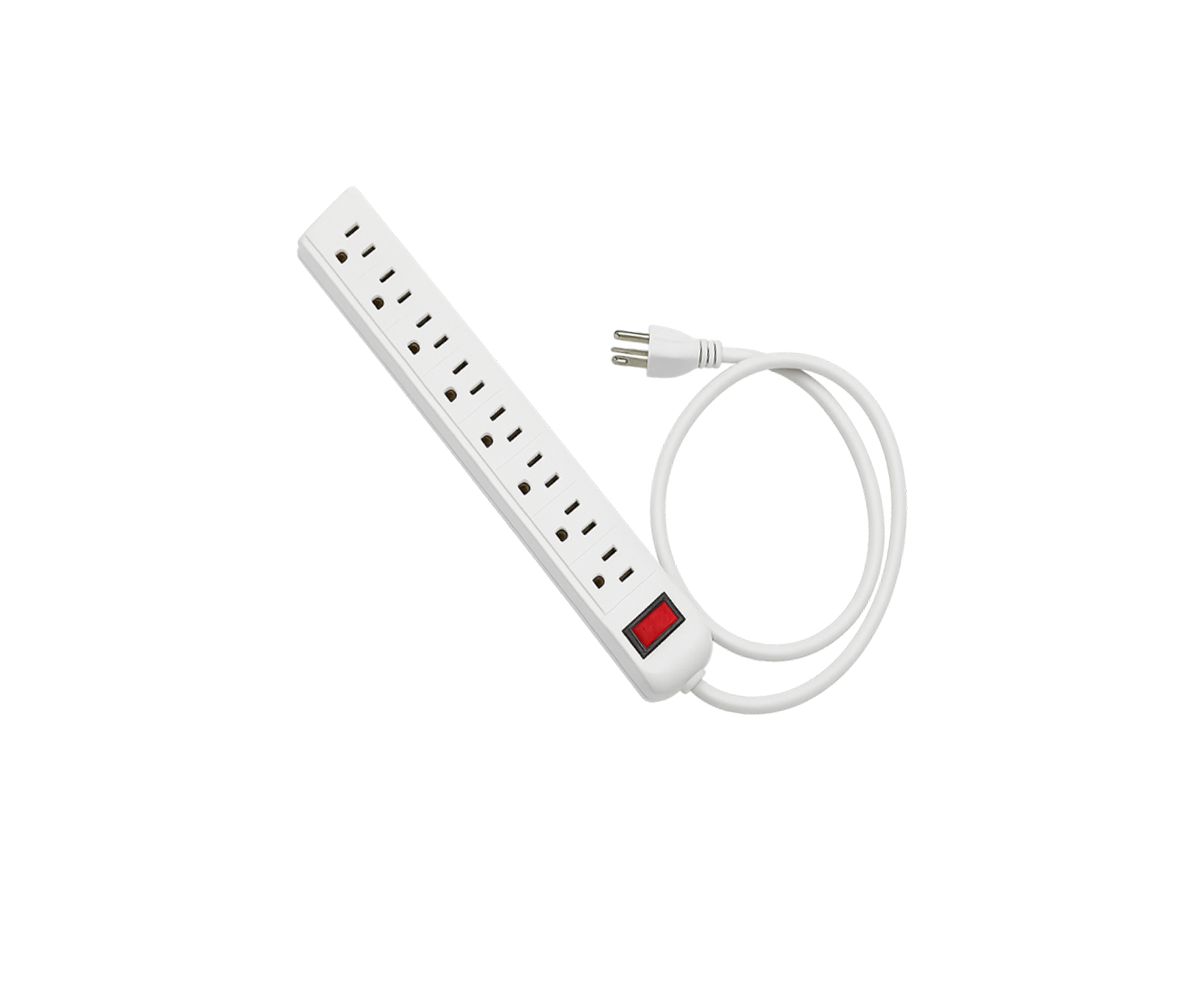Multicontacto 8 Salidas con Interruptor | Línea Esencial | FOLGTECH