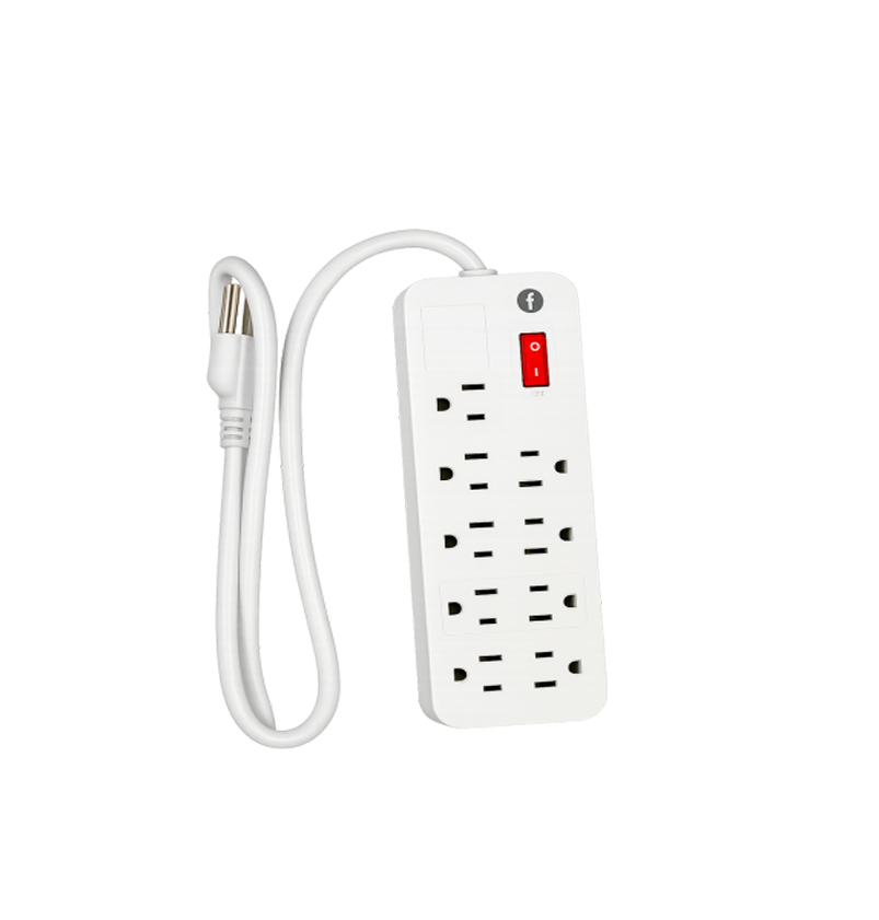 Multicontacto 9 Salidas con Interruptor | Línea Esencial | FOLGTECH