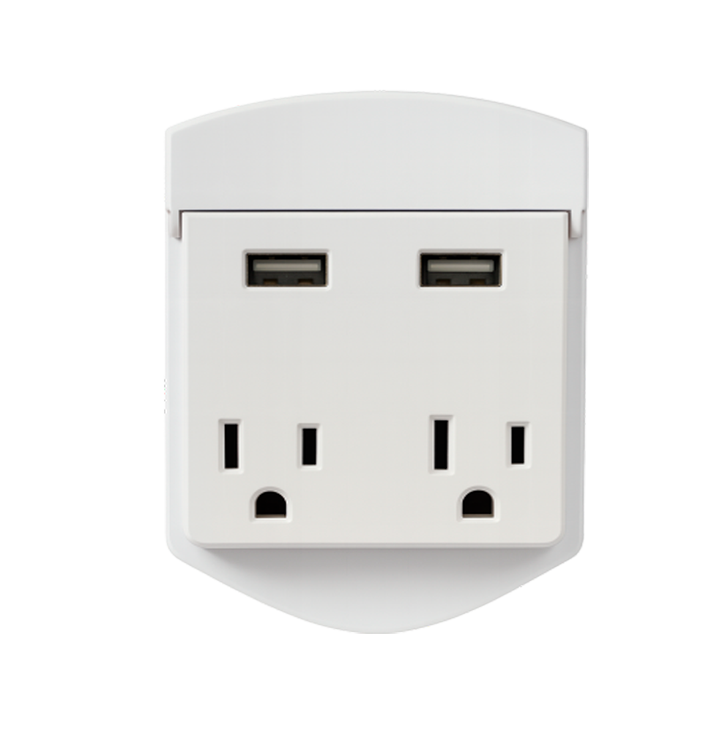 Contacto Doble con USB Integrado | Línea Energía Inteligente | FOLGTECH