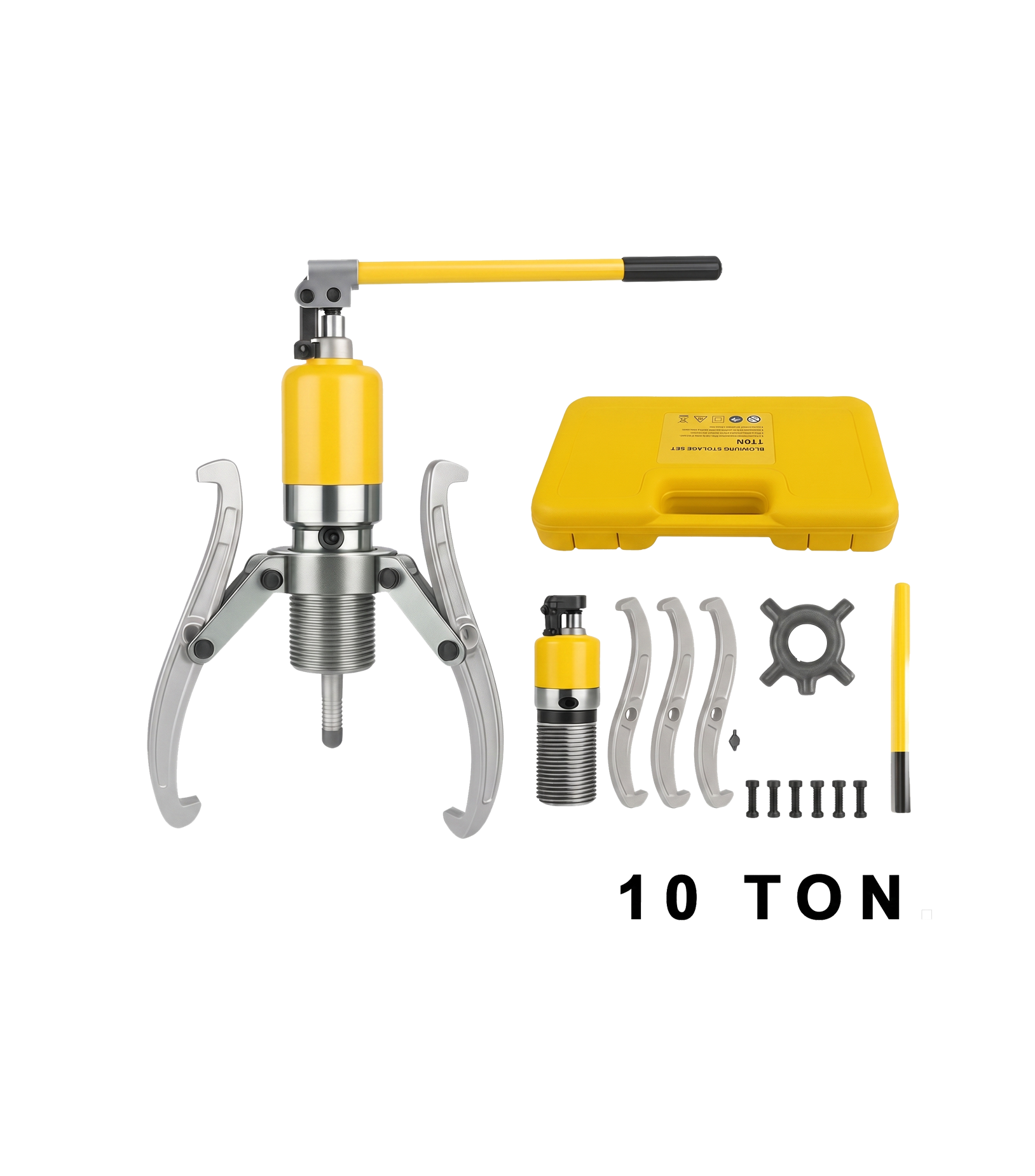 Extractor Hidráulico de Poleas y Rodamientos 10 Toneladas | FOLGTOOLS